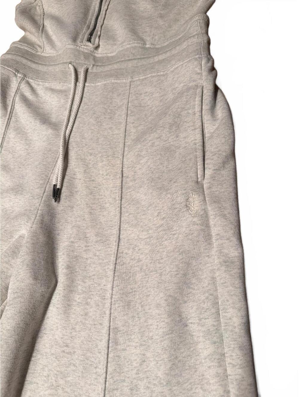 Free People Movement "Making It" Jumpsuit Womens XL Gray Fleece Cozy Pockets - Picture 6 of 12